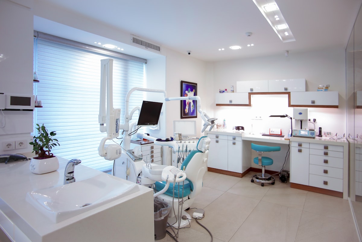 Modern dermatology clinic with advanced equipment